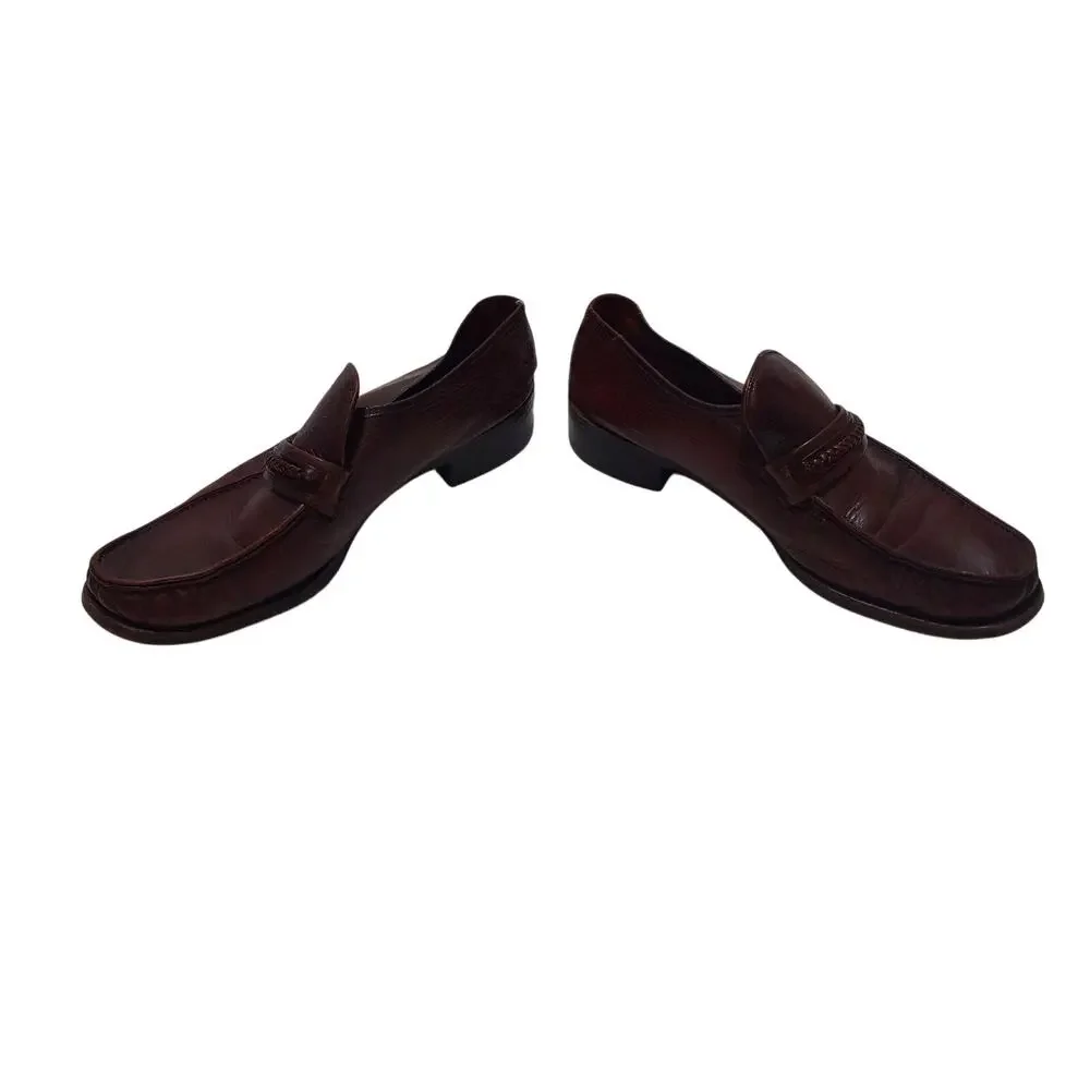 mens vintage size 11 roblee leather loafers.